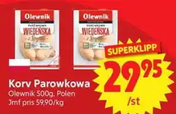 Nya Pulsen Olewnik Korv Parowkowa erbjuda