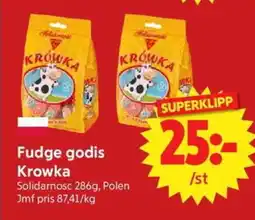 Nya Pulsen Solidarnosc Fudge godis Krowka erbjuda