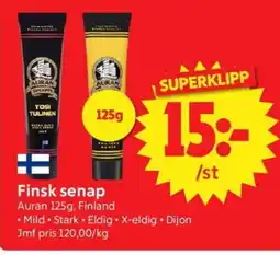 Nya Pulsen Auran Finsk senap erbjuda