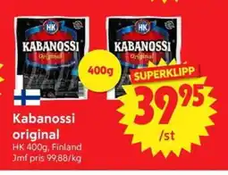 Nya Pulsen HK Kabanossi original erbjuda