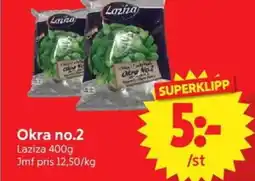 Nya Pulsen Laziza Okra no.2 erbjuda