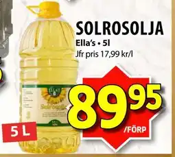 Matvärlden Tensta SOLROSOLJA erbjuda