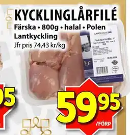Matvärlden Tensta KYCKLINGLÅRFILÉ erbjuda