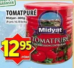 Matvärlden Tensta TOMATPURÉ erbjuda