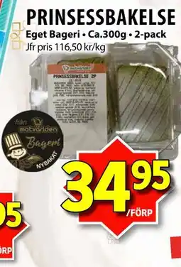 Matvärlden Tensta PRINSESSBAKELSE erbjuda