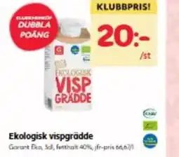 Hemköp Ekologisk vispgrädde erbjuda