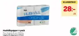 Hemköp Hushållspapper 4-pack erbjuda