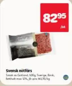 Hemköp Svensk nötfärs erbjuda