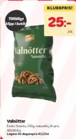 Hemköp Valnötter erbjuda