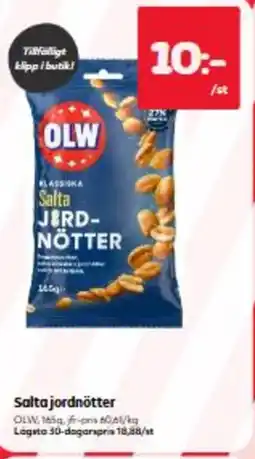 Hemköp Salta jordnötter erbjuda