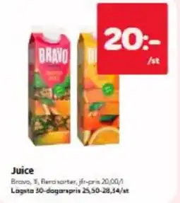 Hemköp Juice erbjuda