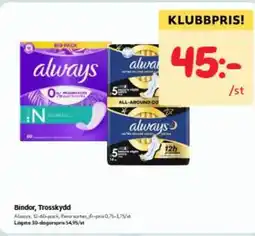Hemköp Bindor, Trosskydd erbjuda