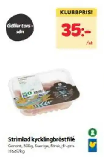 Hemköp Strimlad kycklingbröstfilé erbjuda