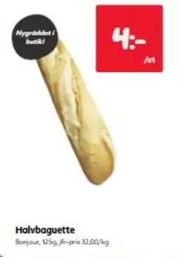 Hemköp Halvbaguette erbjuda