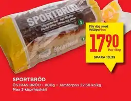 Willys Hemma Sportbröd erbjuda