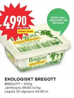 Willys Hemma Ekologiskt Bregott erbjuda