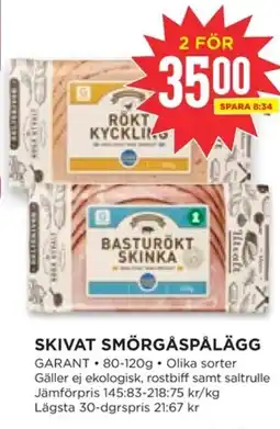 Willys Hemma Garant Skivat smörgåspålägg erbjuda