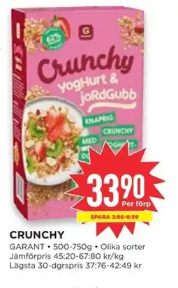 Willys Hemma Garant Crunchy erbjuda