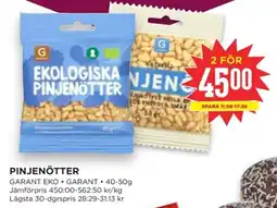 Willys Hemma Garant Eko Pinjenötter erbjuda