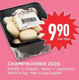 Willys Hemma Champinjoner erbjuda