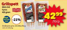 Extra Mjällby Stormarknad Grillspett erbjuda