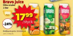 Extra Mjällby Stormarknad Bravo juice erbjuda