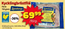 Extra Mjällby Stormarknad Lönneberga Kycklingbröstfilé erbjuda