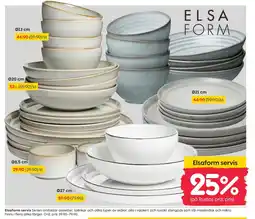 Rusta Elsaform servis erbjuda