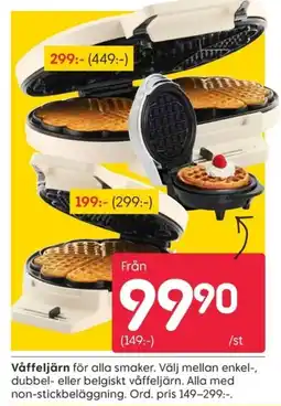 Rusta Våffeljärn erbjuda