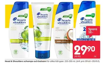 Rusta Head & Shoulders schampo och balsam erbjuda