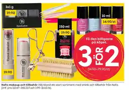 Rusta NoFo makeup och tillbehör erbjuda