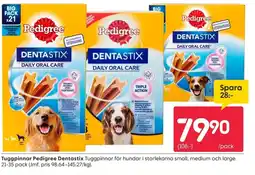 Rusta Tuggpinnar Pedigree Dentastix erbjuda