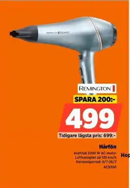 Power Remington Hårfön erbjuda