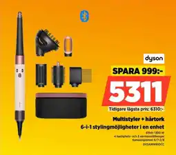 Power Dyson Multistyler + hårtork 6-i-1 stylingmöjligheter i en enhet erbjuda
