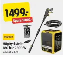 Jula Högtryckstvätt 180 bar 2500 W erbjuda