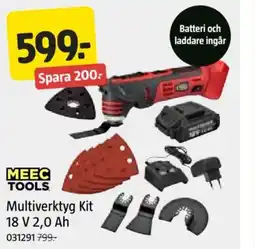Jula Multiverktyg Kit 18 V 2,0 Ah erbjuda