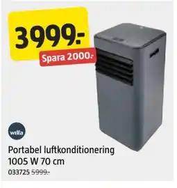 Jula Portabel luftkonditionering 1005 W erbjuda