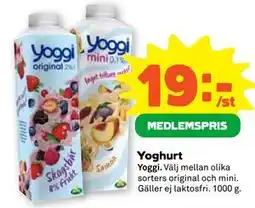 Stora Coop Yoghurt, Medlemspris erbjuda