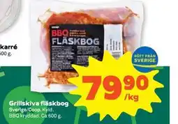 Stora Coop Grillskiva fläskbog erbjuda