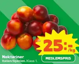 Stora Coop Nektariner, Medlemspris erbjuda