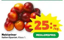 Stora Coop Nektariner, Medlemspris erbjuda