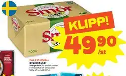 Stora Coop Svenskt smör erbjuda
