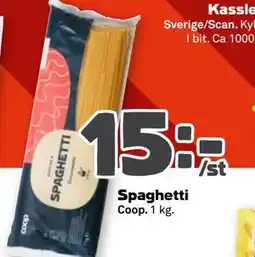 Stora Coop Spaghetti erbjuda