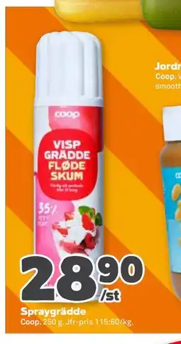 Stora Coop Spraygrädde erbjuda