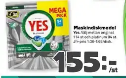 Stora Coop Maskindiskmedel erbjuda