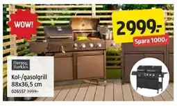 Jula Burns & Barkles Kol-/gasolgrill 88x36,5 cm erbjuda