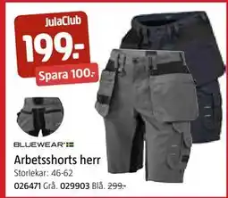 Jula BLUEWEAR Arbetsshorts herr, Medlemspris erbjuda