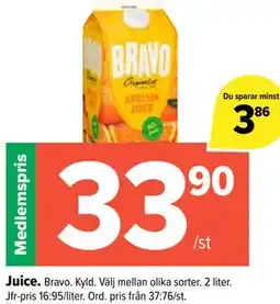 Coop Extra Juice, Medlemspris erbjuda