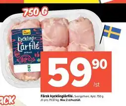 Coop Extra Färsk kycklinglårfilé erbjuda
