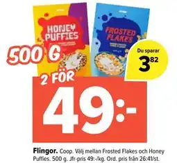 Coop Extra Flingor erbjuda